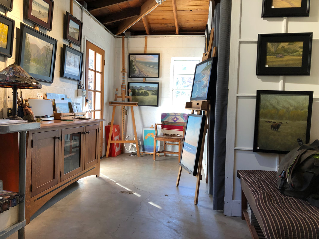 Bruce Grabin's Art Studio, Ojai Ca. 2