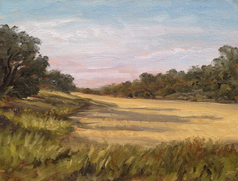 Edge of the field, Ojai CA painting