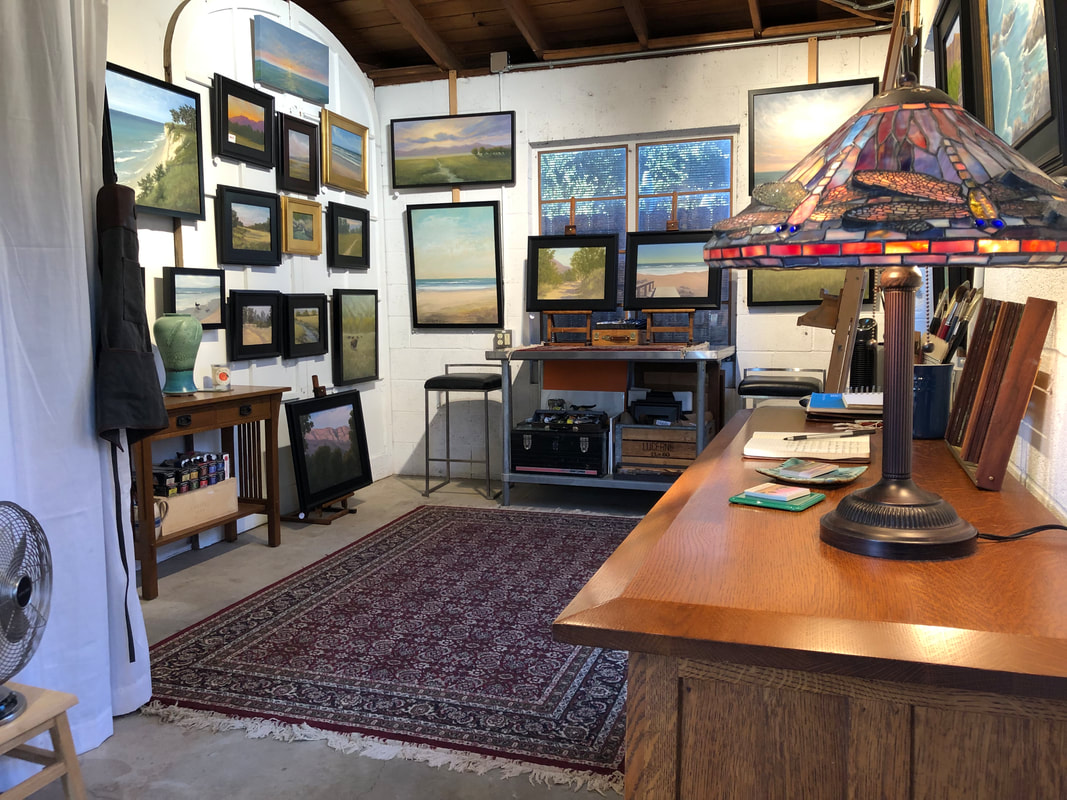 Bruce Grabin's Art Studio, Ojai Ca. I