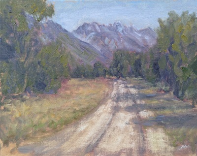 Jackson Hole Road painting.