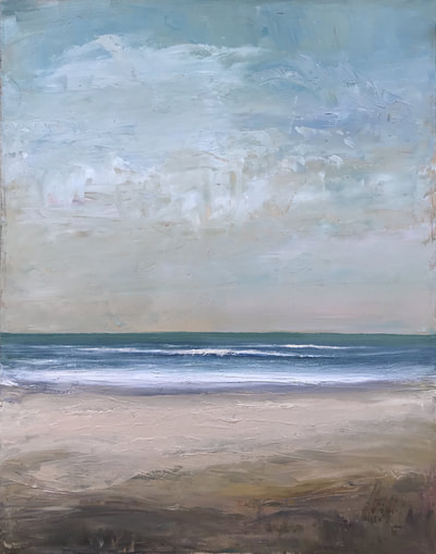 Sand, Sea and Sky Large painting